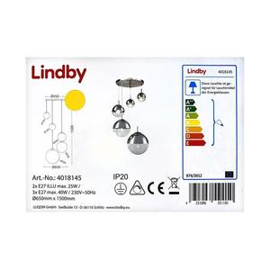 Lindby Lindby - Luster na lanku RAVENA 3xE27/40W/230V + 2xE27/25W/230V vyobraziť