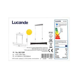 Lucande Lucande - LED Stmievateľný luster na lanku EBBA 5xLED/5W/230V vyobraziť