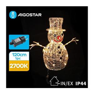 B.V. - LED Vonkajšia vianočná dekorácia 3, 6W/31/230V 2700K 120cm IP44 snehuliak vyobraziť