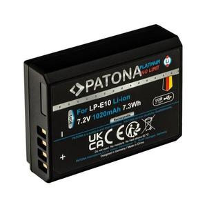 PATONA PATONA - Aku Canon LP-E10 1020mAh Li-Ion Platinum USB-C nabíjanie vyobraziť