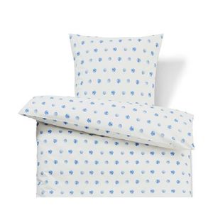 Prémiová bavlnená posteľná bielizeň, štandardná veľkosť, modrá vyobraziť