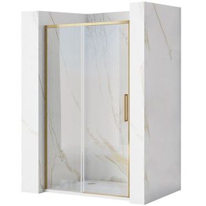 REA - Posuvné sprchové dvere Rapid Slide 120 zlatá kartáčovaná REA-K4709 vyobraziť