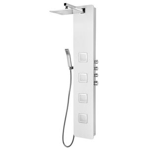 POLYSAN - SPIRIT SQUARE sprchový panel s termostat. batériou 250x1550, nástenný, biela 81151 vyobraziť