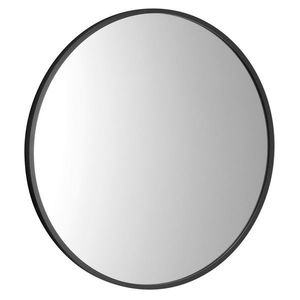 SAPHO - NOTION SLIM guľaté zrkadlo v ráme, ø 50cm, čierna mat NT500 vyobraziť