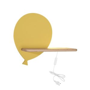 Candellux Nástenné svietidlo policové 4W, žltý balónik - s napájacím káblom 21-85108 vyobraziť