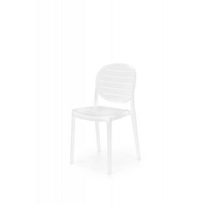 Stohovateľná stolička K529 Halmar Biela vyobraziť