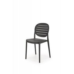 Stohovateľná stolička K529 Halmar Čierna vyobraziť