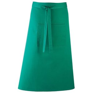 Premier Workwear Dlhá zástera do pása s vreckom - Emerald vyobraziť