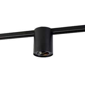 Moderný 1-fázový koľajnicový reflektor čierny - Rondoo Up vyobraziť