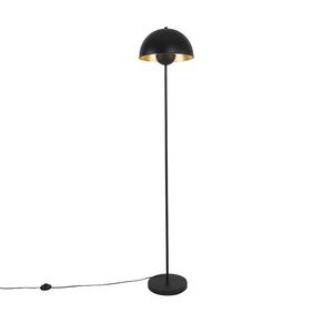 Priemyselná stojaca lampa čierna so zlatom 160 cm - Magnax vyobraziť