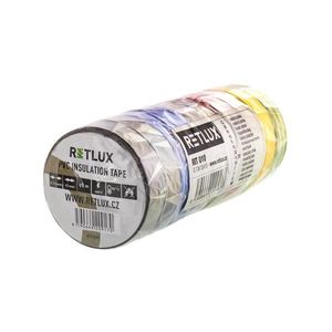 Páska izolačná PVC 15/10m mix farieb RETLUX RIT 010 10ks vyobraziť