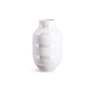 Biela kameninová váza Kähler Design Omaggio, výška 30, 5 cm vyobraziť