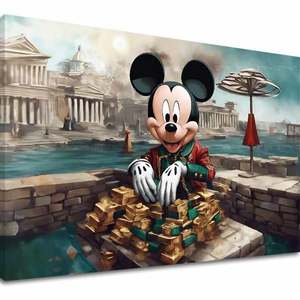 Obraz na plátne - Bohatý Mickey Mouse | different dimensions vyobraziť