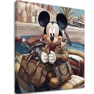Obraz na plátne - Mickey Mouse na Dovolenke | different dimensions vyobraziť