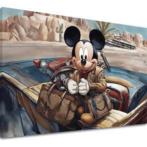 Obraz na plátne - Štýlový Mickey Mouse | different dimensions vyobraziť