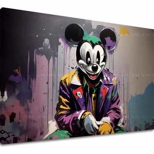 Obraz na plátne - Mickey Mouse z Horroru | different dimensions vyobraziť