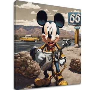 Obraz na plátne - Mickey Mouse Country Spevák | different dimensions vyobraziť