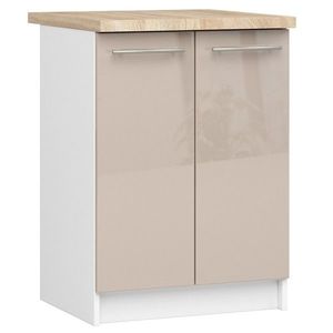 Kuchyňská skříňka Olivie S 60 cm 2D bílá/cappuccino vyobraziť