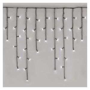 LED vánoční rampouchy Rasta s programy 3, 6 m studená bílá vyobraziť