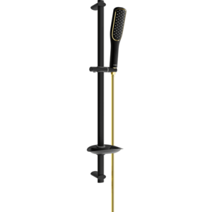 Posuvný sprchový set MEXEN DB49 černý/zlatý vyobraziť