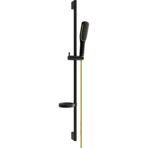 Posuvný sprchový set MEXEN DS49 černý/zlatý vyobraziť