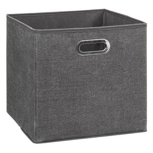 Úložný textilný box 31 cm tmavo šedý vyobraziť
