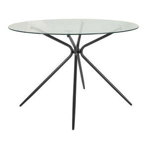 Okrúhly jedálenský stôl so sklenenou doskou ø 110 cm Silvie – Støraa vyobraziť