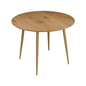 Okrúhly jedálenský stôl v dekore duba v prírodnej farbe ø 100 cm Monza – Støraa vyobraziť