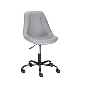 Sivá kancelárska stolička z imitácie kože Kenny – Støraa vyobraziť