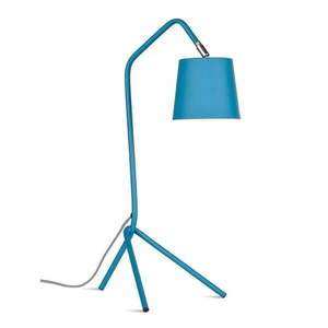 Modrá stolová lampa s kovovým tienidlom (výška 59 cm) Barcelona – it's about RoMi vyobraziť