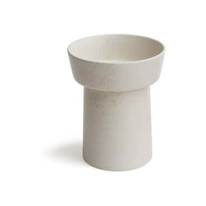 Biela kameninová váza Kähler Design Ombria, výška 20 cm vyobraziť