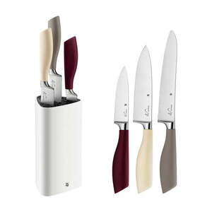 Súprava nožov so stojanom z nehrdzavejúcej ocele 3 ks Joy – WMF vyobraziť