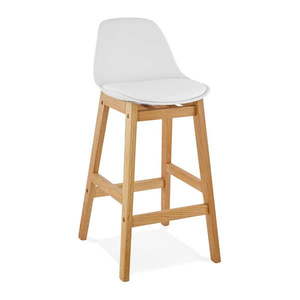 Biela barová stolička Kokoon Elody, výška 86, 5 cm vyobraziť