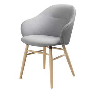 Sivá jedálenská stolička Unique Furniture Teno Oak vyobraziť