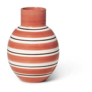Ružovo-biela keramická váza Kähler Design Nuovo, výška 14, 5 cm vyobraziť