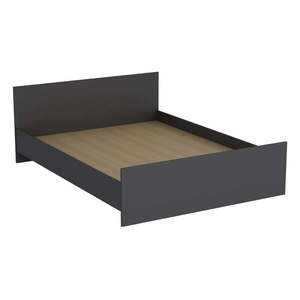 Antracitová dvojlôžková posteľ 160x200 cm Kale – Kalune Design vyobraziť