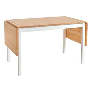 Borovicový rozkladací jedálenský stôl s bielou konštrukciou Bonami Essentials Brisbane, 120 (200) x 70 cm vyobraziť
