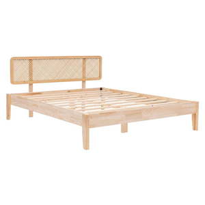 Jednolôžková posteľ zo smrekového dreva s roštom v prírodnej farbe 90x200 cm Izabelya – Kalune Design vyobraziť