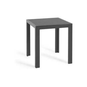 Sivý hliníkový vonkajší stôl Kave Home Sirley, 70 x 70 cm vyobraziť