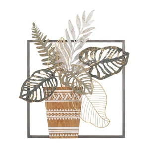 Kovová nástenná dekorácia 54x63 cm Vaso – Mauro Ferretti vyobraziť
