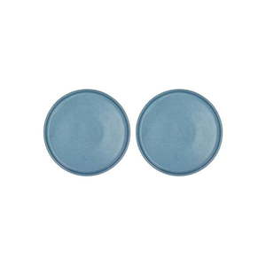 Súprava 2 modrých porcelánových dezertných tanierov Villa Collection Fjord, ø 20, 8 cm vyobraziť