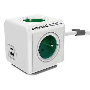 Rozbočovacia zásuvka PowerCube Extended USB – Cubenest vyobraziť