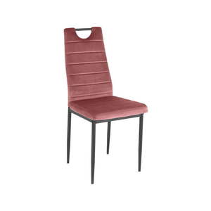 Tmavo ružové zamatové jedálenské stoličky v súprave 2 ks Mandy – Støraa vyobraziť