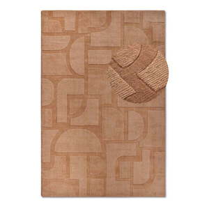 Hnedý ručne tkaný vlnený koberec 120x170 cm Alexis – Villeroy&Boch vyobraziť