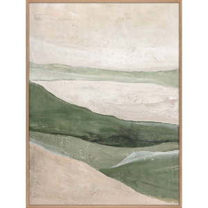 Ručne maľovaný obraz 90x120 cm Green Field – Malerifabrikken vyobraziť