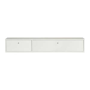 Biely TV stolík 136x22 cm Mistral – Hammel Furniture vyobraziť
