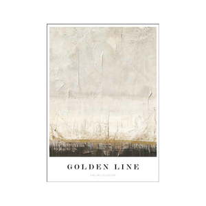 Plagát v ráme 52x72 cm Golden Line – Malerifabrikken vyobraziť