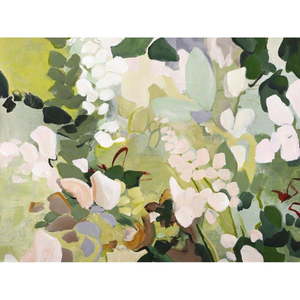 Obraz s ručne maľovanými prvkami 90x118 cm Green Garden – Malerifabrikken vyobraziť