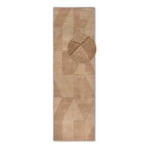 Béžový ručne tkaný vlnený behúň 80x250 cm Ursule – Villeroy&Boch vyobraziť