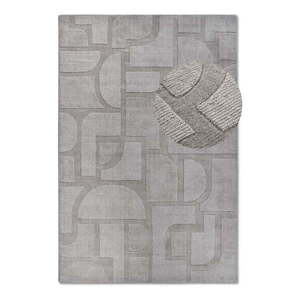 Sivý ručne tkaný vlnený koberec 190x280 cm Alexis – Villeroy&Boch vyobraziť